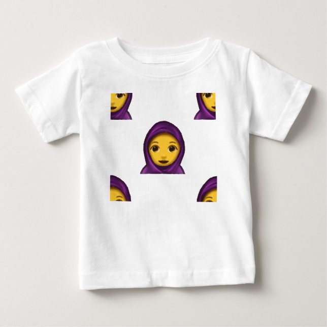 T-shirt Pour Bébé emoji hajib (Devant)