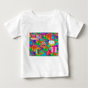 T-shirt Pour Bébé emoji joyeux pod'anniversaire