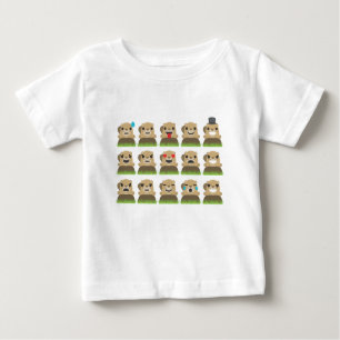 T-shirt Pour Bébé emojis