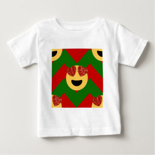 T-shirt Pour Bébé émoticône de coeur de noël
