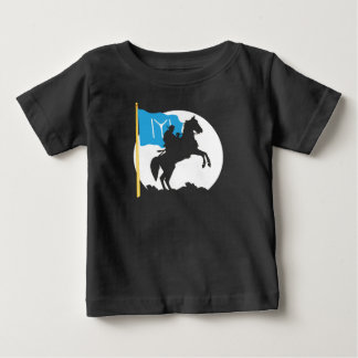 T-shirt Pour Bébé Empire de tabouret de drapeau d'Ertugrul Bey Kayi