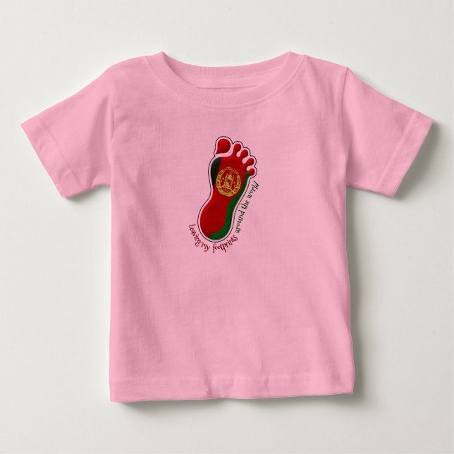 T-shirt Pour Bébé Empreintes AFG Baby Tee (Devant)