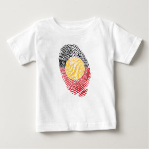 T-shirt Pour Bébé empreintes digitales de l'Australie aborigène