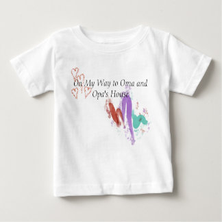T-shirt Pour Bébé En route pour Oma et Opa