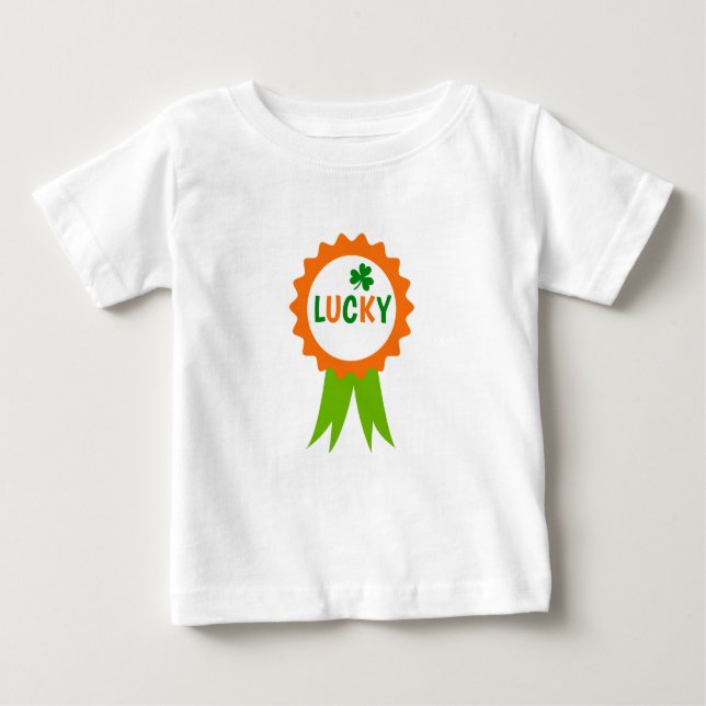 T-shirt Pour Bébé enfant chanceux (Devant)