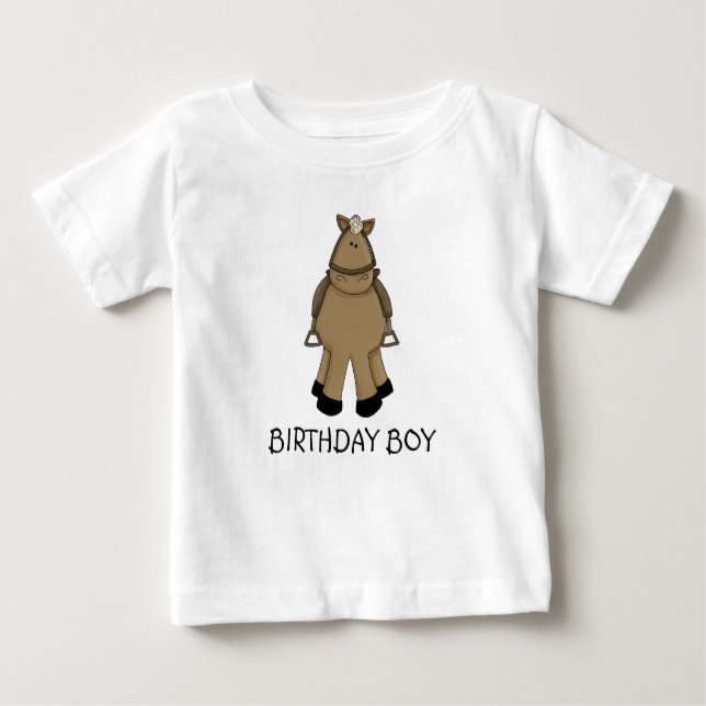 T-shirt Pour Bébé Enfant d'anniversaire - Pony (Devant)
