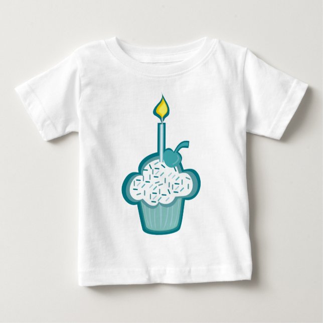T-shirt Pour Bébé Enfant de 1 an Anniversaire (Devant)