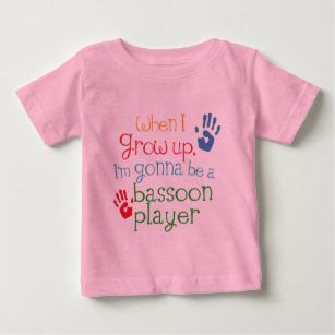 T-shirt Pour Bébé Enfant de joueur de basson (avenir)