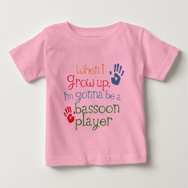 T-shirt Pour Bébé Enfant de joueur de basson (avenir) (Devant)