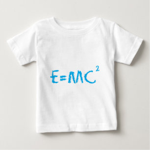 T-shirt Pour Bébé Enfant E=MC2 futé