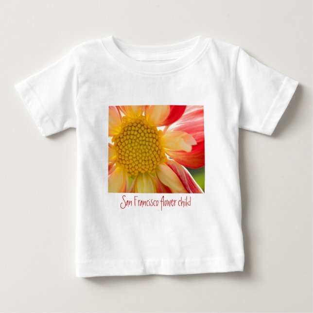 T-shirt Pour Bébé Enfant fleur de San Francisco (Devant)