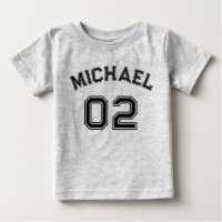 Enfant Garçon Fille Nom Jersey Numéro Cotton Sport