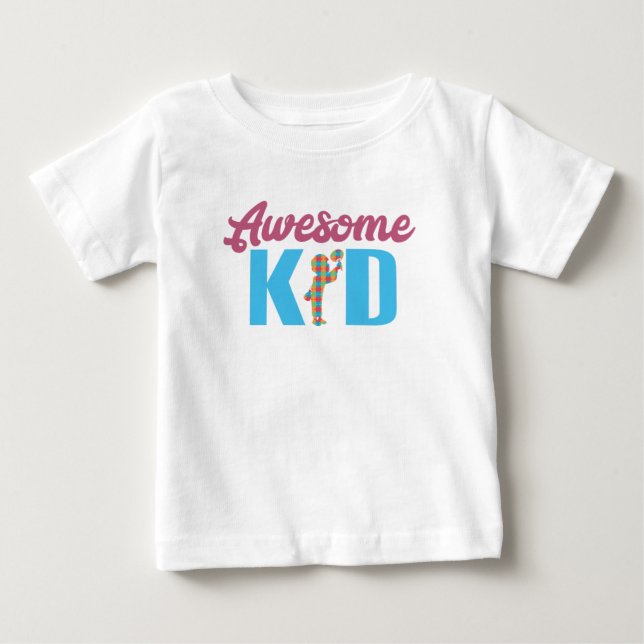 T-shirt Pour Bébé Enfant génial (Devant)