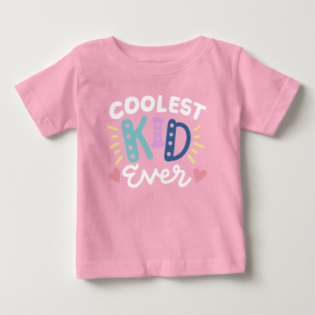 T-shirt Pour Bébé Enfant le plus froid jamais (Devant)