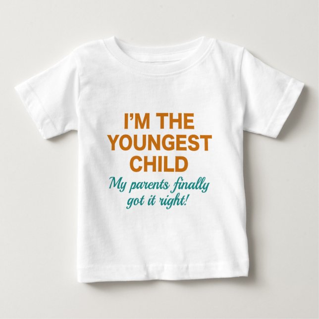 T-shirt Pour Bébé Enfant le plus jeune (Devant)