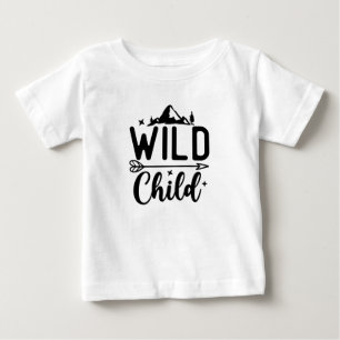 T-shirt Pour Bébé Enfant Sauvage pour Bébés et Tout-Petits Garçons e