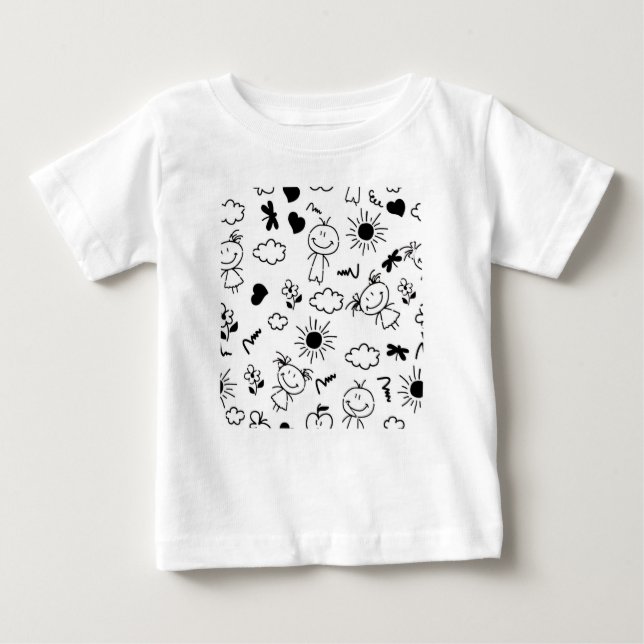 T-shirt Pour Bébé Enfants (Devant)