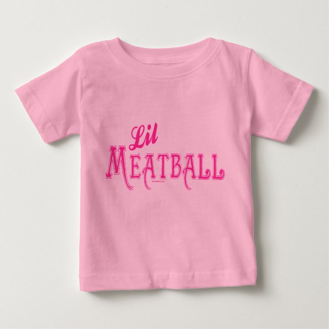 T-shirt Pour Bébé Enfants de boulette de viande de Lil (Devant)