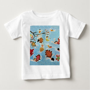 T-shirt Pour Bébé Enfants de feuille