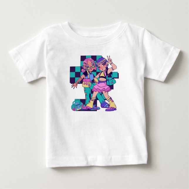 T-shirt Pour Bébé Enfants de mode (Devant)
