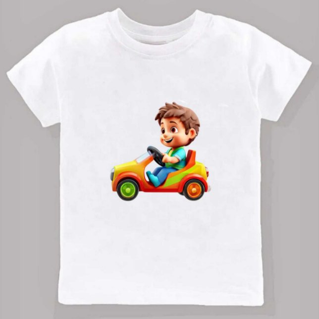 T-shirt Pour Bébé Enfants d'impression de voiture (Créateur téléchargé)