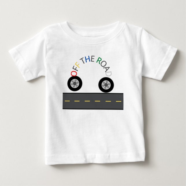 T-shirt Pour Bébé Enfants drôles  Blanc (Devant)