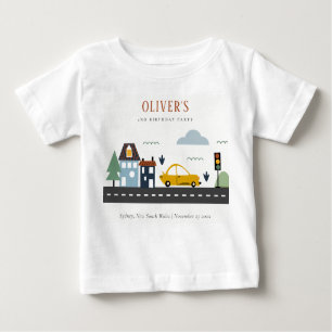 T-shirt Pour Bébé Enfants mignons Véhicule Urbain Voiture Route N'im