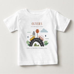 T-shirt Pour Bébé Enfants mignons Véhicule Urbain Voiture Route N'im
