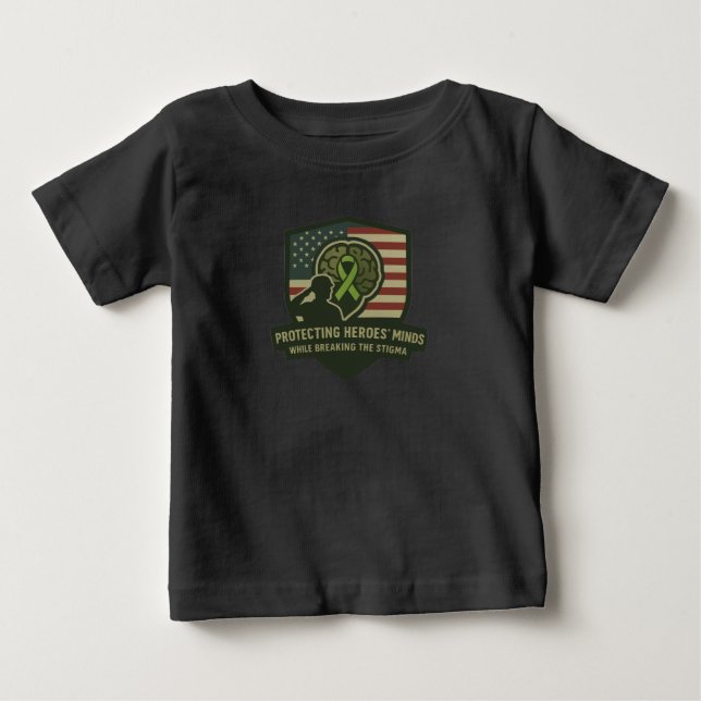 T-shirt Pour Bébé Enfants Opération Mind Shield Tee (Devant)