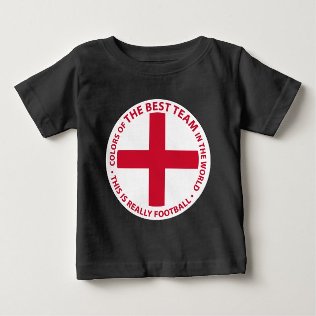 T-shirt Pour Bébé England - l'Angleterre Art Shield (Devant)