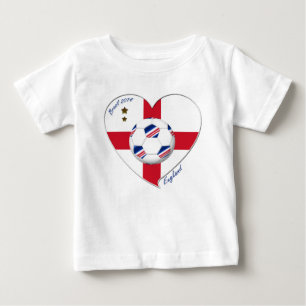 T-shirt Pour Bébé « ENGLAND » Soccer Team. Football de l'Anglete