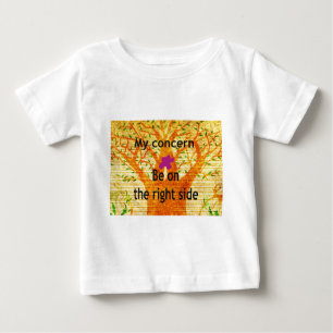 T-shirt Pour Bébé Enraciné dans la droiture Baobab perspective Vinta