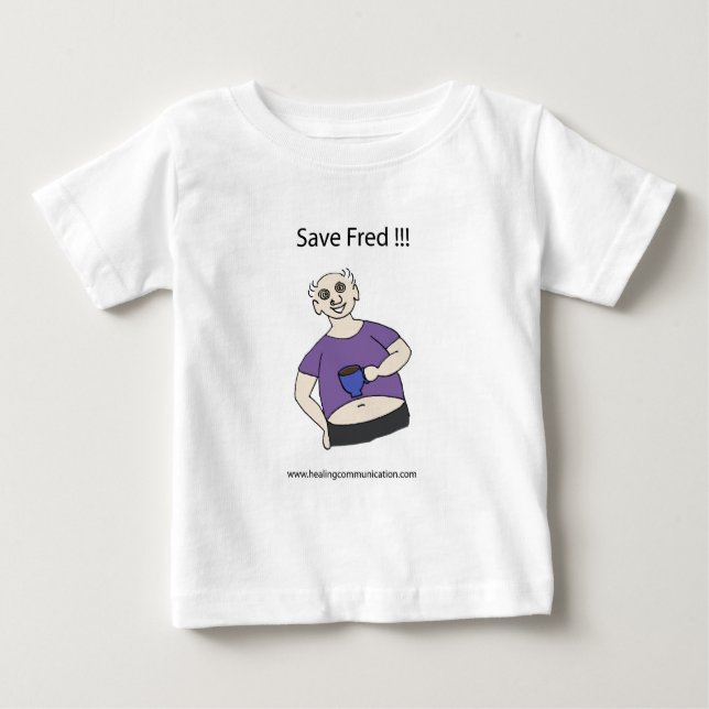T-shirt Pour Bébé Enregistrer Fred (Devant)