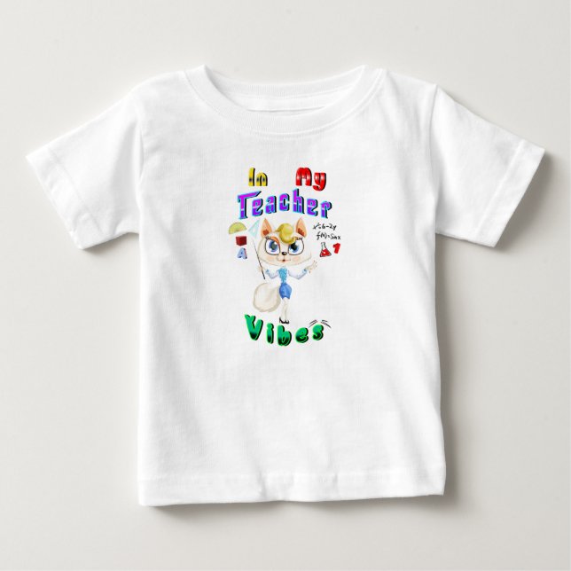 T-shirt Pour Bébé Enseignant (Devant)