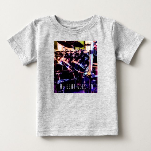 T-shirt Pour Bébé Ensemble à tambour (Devant)
