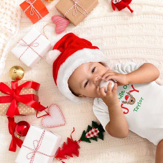T-shirt Pour Bébé Ensemble de Noël de joie (Créateur téléchargé)
