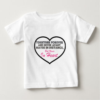T-shirt Pour Bébé Ensemble pour toujours et jamais séparés.......