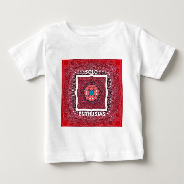T-shirt Pour Bébé Enthousiasme solo (Devant)