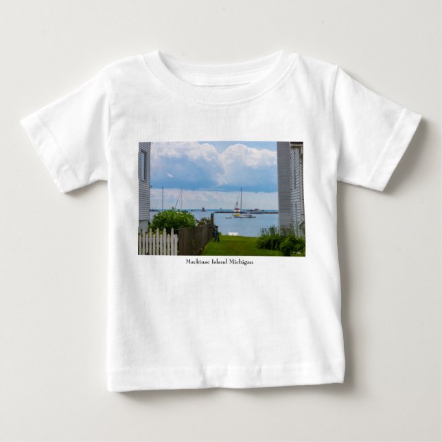 T-shirt Pour Bébé Entre Maisons (Devant)