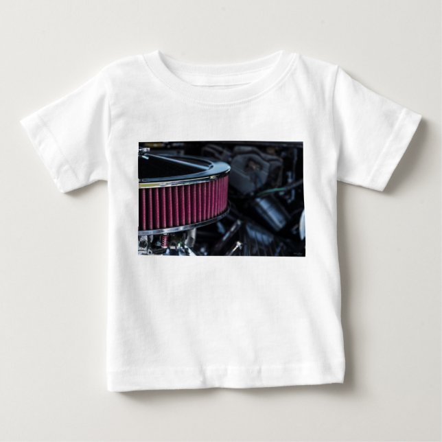 T-shirt Pour Bébé Entrée d'air Chrome (Devant)