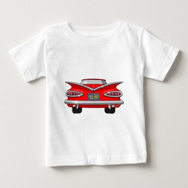T-shirt Pour Bébé Envie 1959 de passage d'impala de Chevrolet Chevy (Devant)