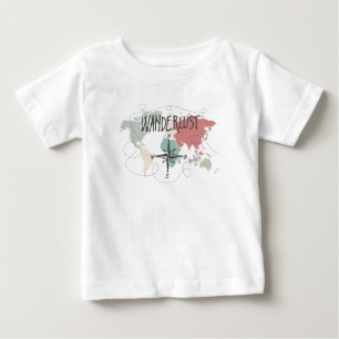 T-shirt Pour Bébé Envie de voyager