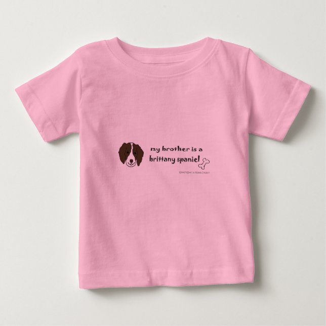 T-shirt Pour Bébé épagneul breton (Devant)