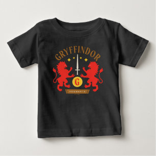 T-shirt Pour Bébé Épée double lion graphique de la maison GRYFFINDOR