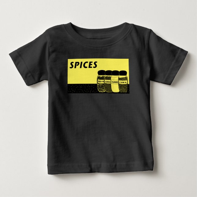 T-shirt Pour Bébé Épices (Devant)