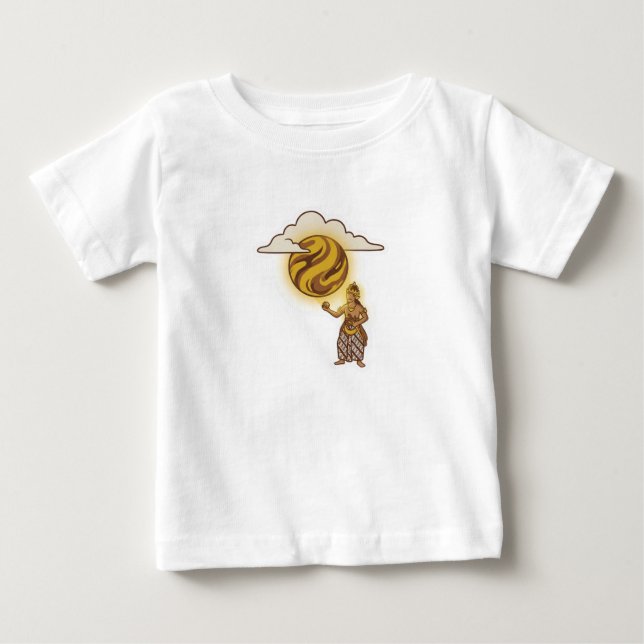 T-shirt Pour Bébé Épuisement (Devant)