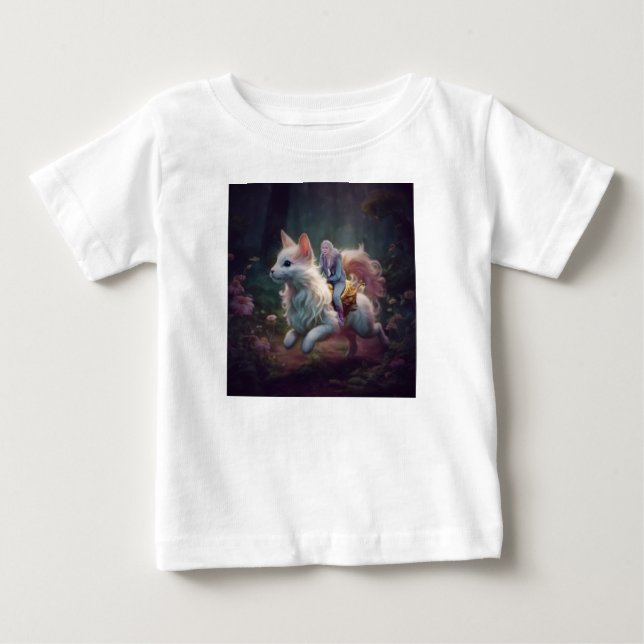 T-shirt Pour Bébé Équestre unique fille équitation (Devant)