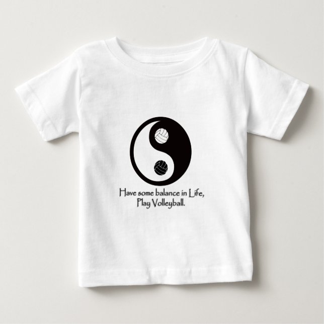 T-shirt Pour Bébé Équilibre (Devant)