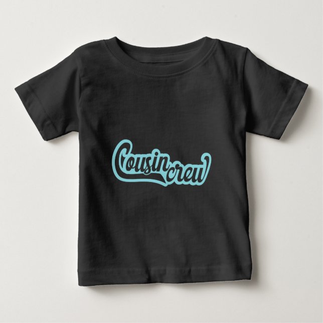 T-shirt Pour Bébé Équipage Cousin (Devant)