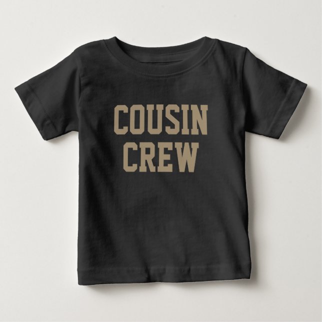T-shirt Pour Bébé Équipage Cousin | Enfants Brown à l'ombre